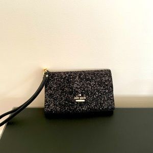 Sparkly Kate spade wristlet